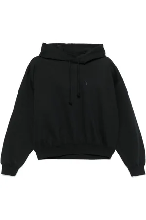 Y-3 X Adidas logo-print hoodie