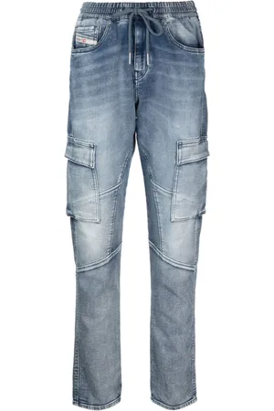 Diesel D-Ursy drawstring tapered jeans
