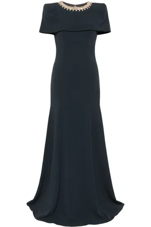 Jenny Packham Nadir crystal-embellished gown