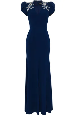Jenny Packham Aries crystal-embellished gown