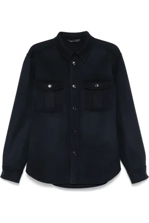 BRIONI Felted shirt jacket