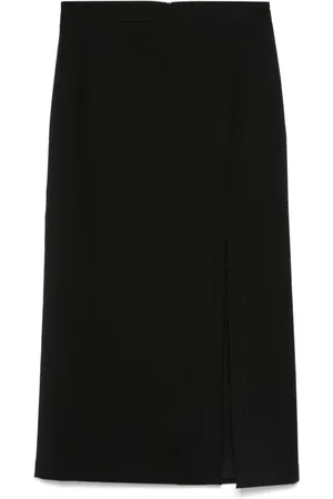 BARENA Side-slit pencil skirt