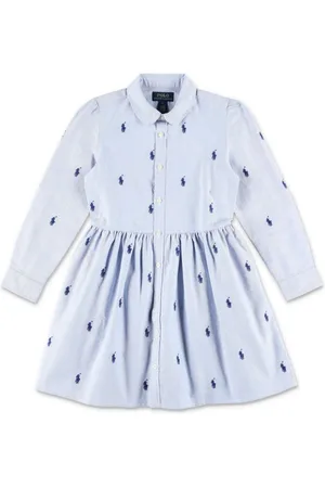 Ralph Lauren Polo Pony-embroidered shirt dress