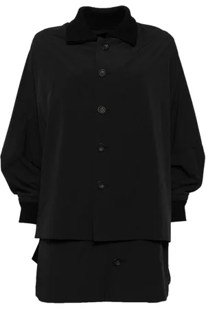 YOHJI YAMAMOTO Layered single breasted coat