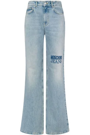 Moschino Mid-rise flared-leg jeans