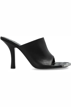 Burberry 80mm Duck High leather sandals