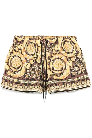 VERSACE Wild Barocco-print swim shorts