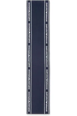 Emporio Armani Logo-intarsia scarf