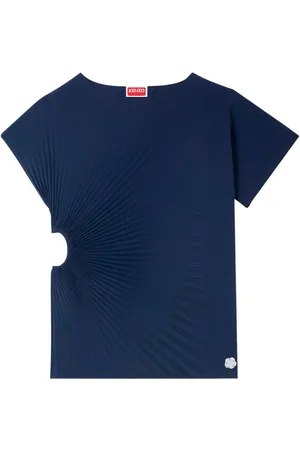 Kenzo Sunray-pleated T-shirt