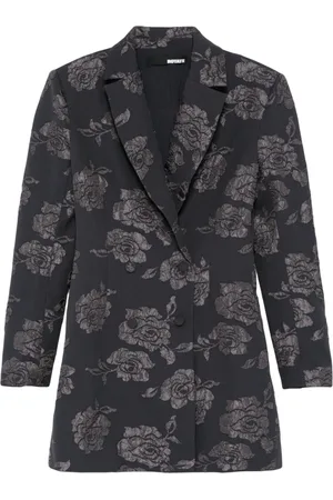 ROTATE 3D Flower blazer mini dress