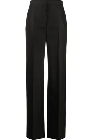 The Row Pressed-crease high-waisted trousers