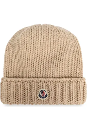 Moncler Logo patch beanie