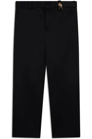 VERSACE Medusa plaque detail trousers