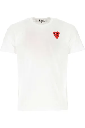 Comme des Garçons Logo-appliqué cotton T-shirt