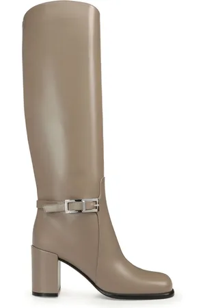 Sergio Rossi 80mm Sr Nora leather boots