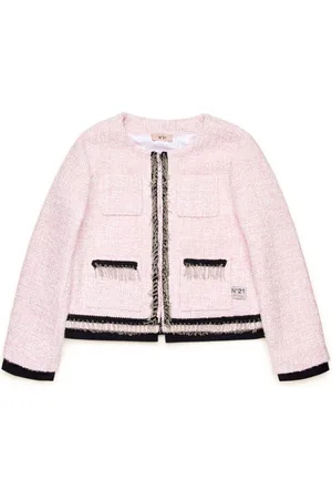 Nº21 Tweed single-breasted jacket