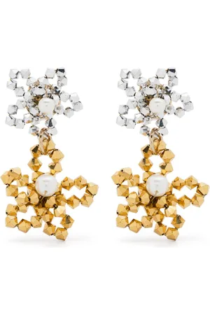 ROSANTICA Floral-motif drop earrings