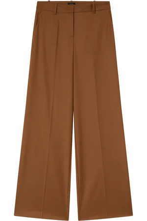 Pinko Wide-leg flannel trousers
