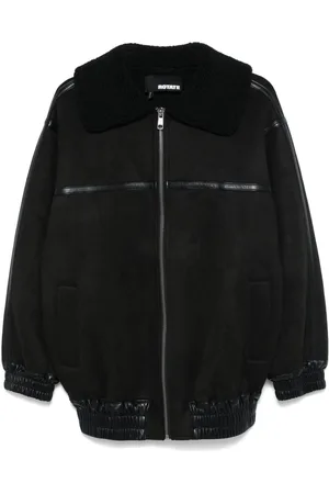 ROTATE Faux-leather bomber jacket