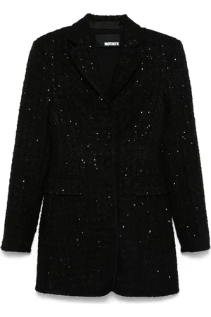 ROTATE Bouclé blazer dress