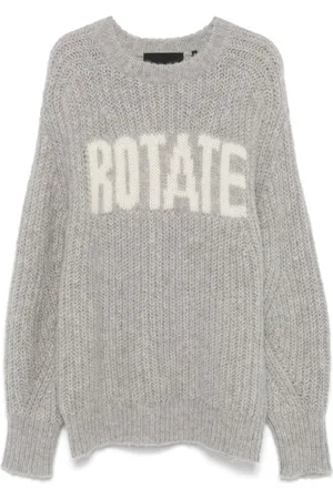 ROTATE Intarsia-knit sweater