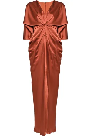 Amsale Tie-knot draped gown