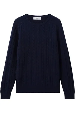 PRINGLE OF SCOTLAND Cable-knit lambs wool jumper
