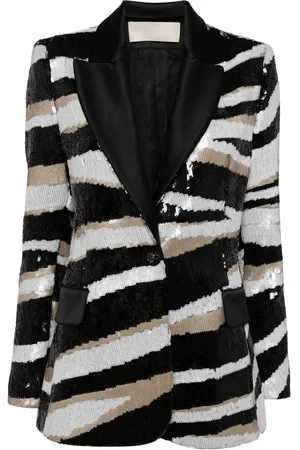 Elie saab Sequinned satin-embellished blazer