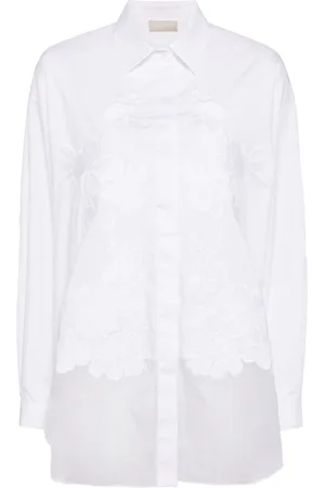 Elie saab Embroidered cotton shirt