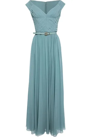 Elie saab Off-the-shoulder silk dress