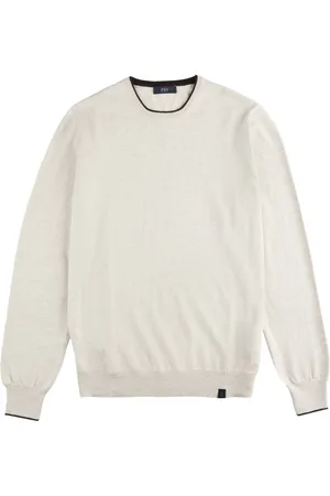 FAY Round-neck virgin wool sweater