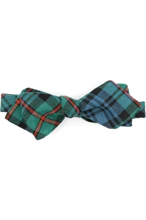 Ralph Lauren Plaid wool bow tie