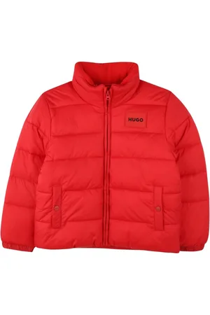 HUGO BOSS Logo-patch puffer jacket