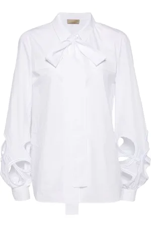 Elie saab Cut-out cotton shirt