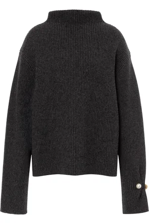 Serafini High-neck ribbed jumper