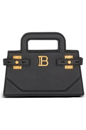Balmain Small B-Buzz leather tote bag