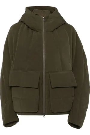 GOEN.J Quilted hood puffer jacket