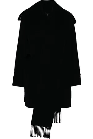 GOEN.J Double-faced muffler-collared jacket