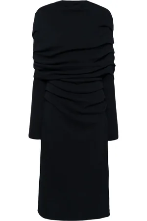 GOEN.J Cape knitted dress