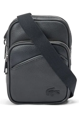 Lacoste Small Angy leather shoulder bag