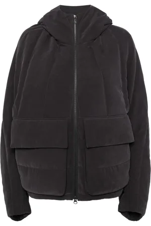 GOEN.J Quilted hooded jacket