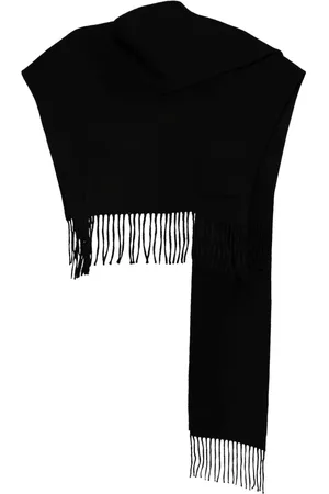 GOEN.J Fringed muffler poncho