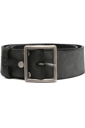 Ralph Lauren Logo-engraved suede belt