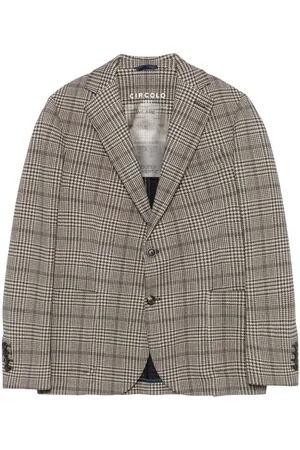 Circolo Prince of Wales pattern blazer