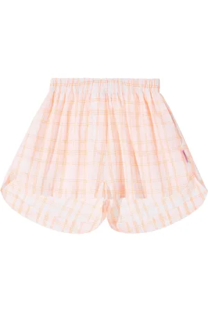 Monochrome Check pattern short shorts