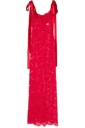 Atu Body Couture X Rue Ra corded-lace maxi dress