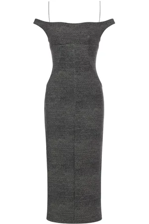 Serafini Off-shoulder midi dress