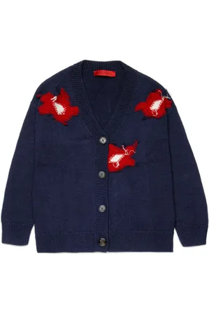 MAX&Co. Kids Embroidered knitted cardigan
