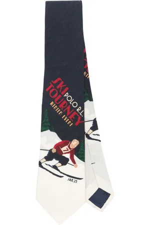Ralph Lauren Skier wool tie