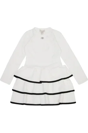 Twin-Set Tiered peplum hem dress